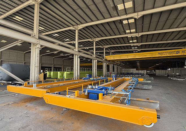 Al Nafie has carried out fabrication of steel components for overhead cranes.